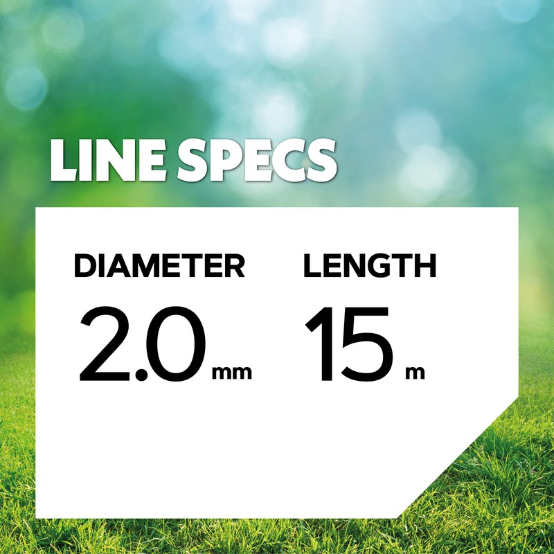 Oregon 69-356-Y Yellow Round Strimmer Line/Wire for Grass Trimmers and