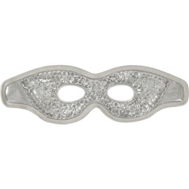 Mascarilla de gel refrescante para ojos con orificios y mascarilla de frío-calor. Solución increíble para bolsas y tratamientos de relajación, gris, 29x9cm