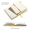 Deziliao Lined Journal Notebooks with Pen Loop, Hardcover Notebook Journal