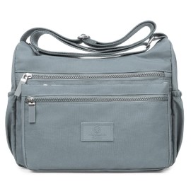 VOLGANIK ROCK Crossbody Bags for Women Medium Shoulder Bags Women with Multi Pockets Lightweight Women's Cross-body Bags Water Travel Handbags for Women Crossbody Everyday Bag Holiday Bag