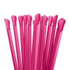 50% WIDER Scoopzilla Plastic Spoon Straws - 250 Pack (Unwrapped,