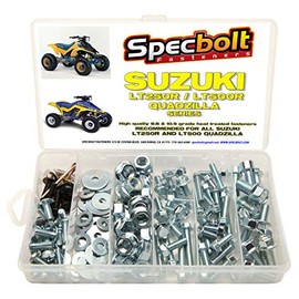 150pc Specbolt Suzuki LT250R Quadzilla ATV Bolt Kit for Maintenance & Restoration OEM Spec Fasteners Quadracer LT500R LTR250 LT 250 500 R