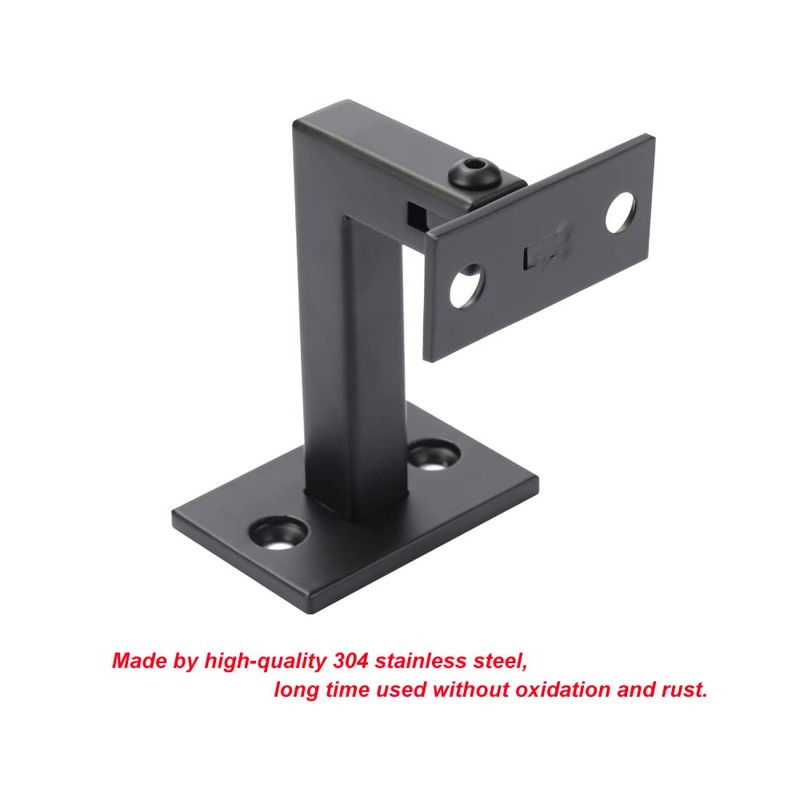 3 x 304 Stainless Adjustable Handrail Brackets, 3TO Heavy Duty