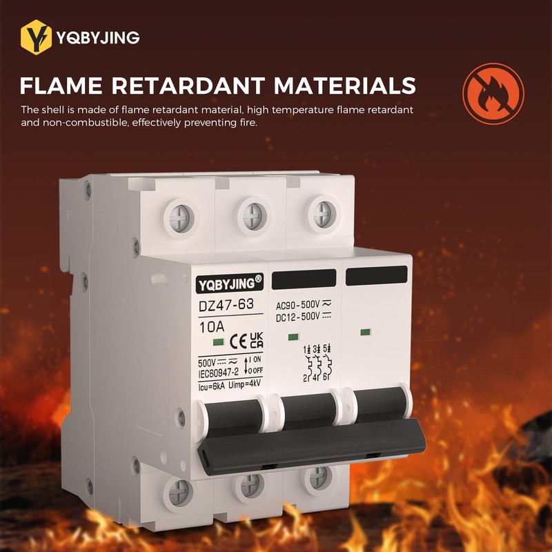 YQBYJING DC Circuit Breaker 10 Amp Solar Panel Disconnect Switch