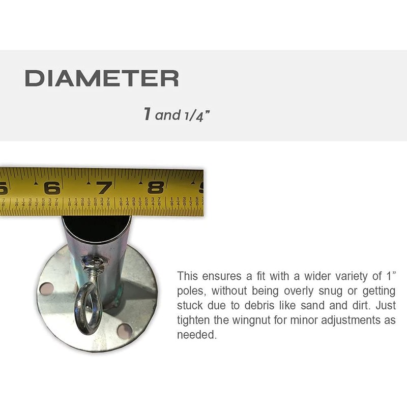 Foot Pad for Canopy Tent Sun Shade Durable Galvanized Steel