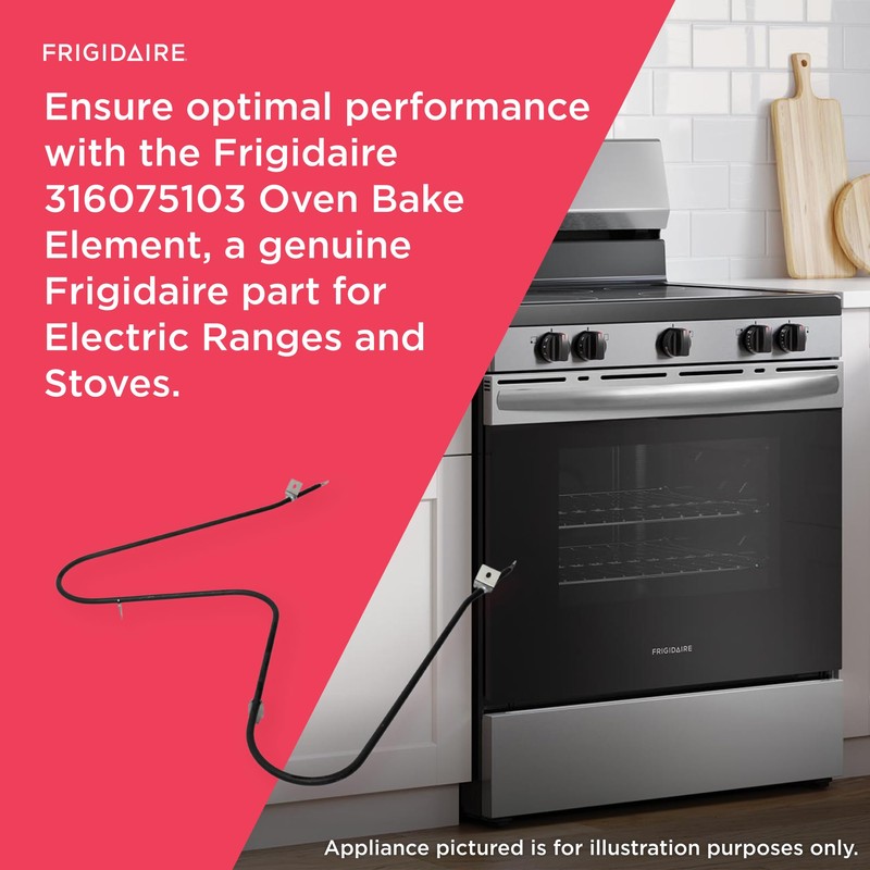 Frigidaire 316075103 Oven Bake Element for Electric Ranges and Stoves