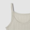 JAJU [JAJU/자주] 여 코튼 포인텔 크롭 캐미솔_카키그레이 [JAJU] Women's Cotton