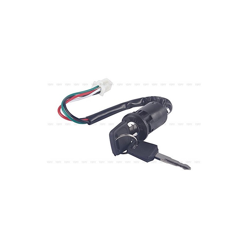 Ignition Key Switch, Motorcycle Ignition Key Switch, 4-Wire Ignition Switch,
