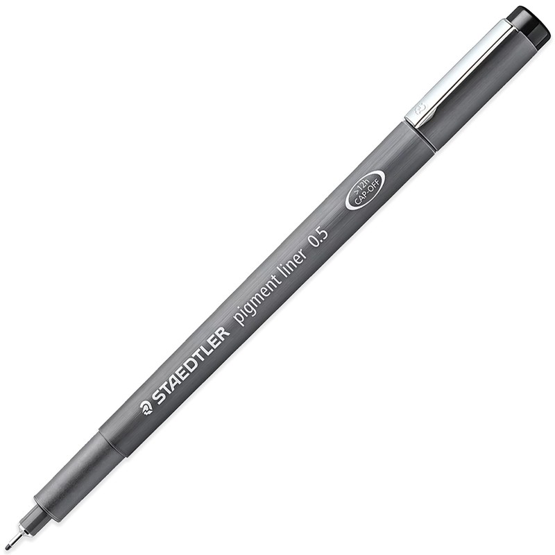 STAEDTLER 308 05-9 Pigment Liner Fineliner Pen - 0.5mm Nib