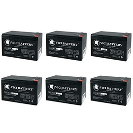 Vici Battery 12V 9Ah Compatible Battery for APC Back-UPS NS1250, NS 1250-6 Pack Brand Product