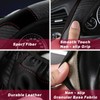 Luxury Car Steering Wheel Cover, Anti-Slip, Breathable Microfiber Leather, Heavy