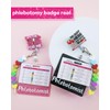 Phlebotomy Badge Reel Set Order of Draw Badge Card Beads