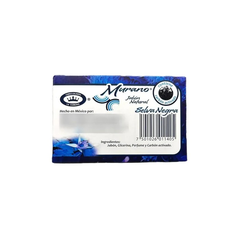 Jabon Murano Selva Negra 150g-20pzs