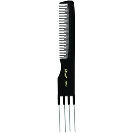 KREST Barber Salon Lift Comb Teaser Metal Pik #8000 (12 Pack) 12 x SB-K8000-BLK