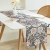 Obal William Morris Table Runner, Teal floral table runner Heat