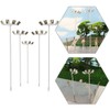Evemodel LSL05 5pcs Model Railway Playground Lamps Garden Street Lights