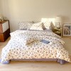 AOJIM Cherry Pattern Duvet Cover Set, 100% Cotton Cute Bedding