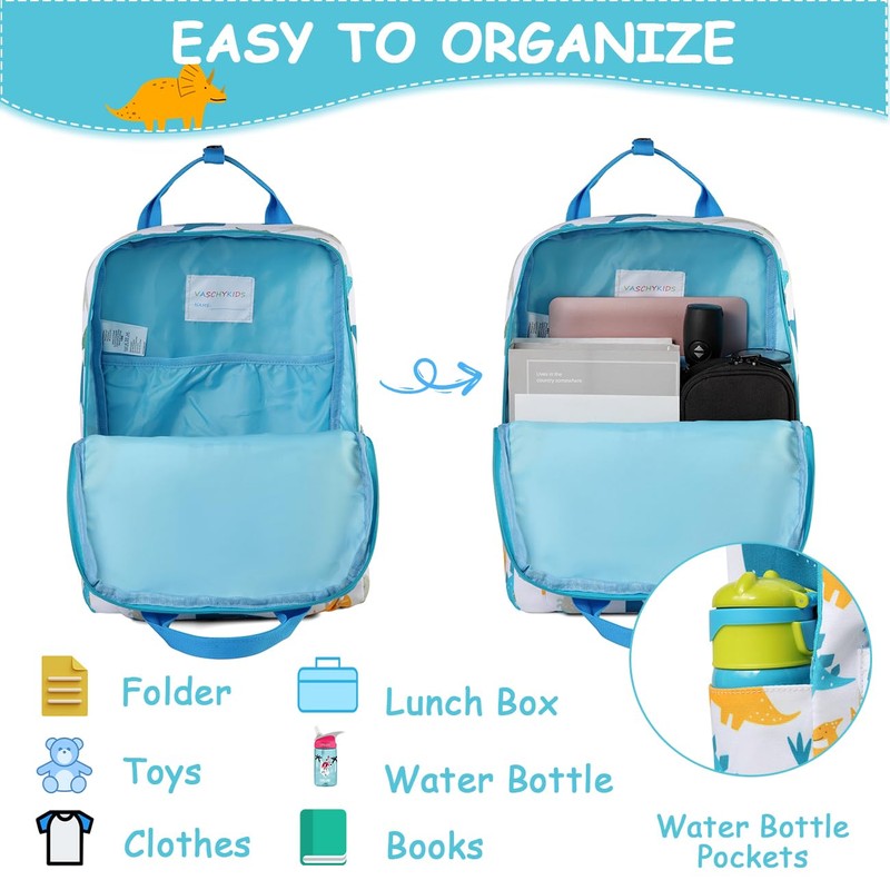 VASCHY Girls' Daypack Backpacks, Light Blue