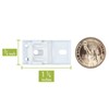 KXLife Ceiling Mount Brackets for Flexible Curtain Track, Bendable Curtain