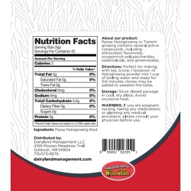 Dairyland Polvo Panax Notoginseng Natural 227g