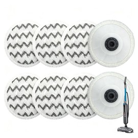 8 Pack 3897A/3712 Mop Pads Replacement For Bissell SpinWave Steam Mop