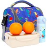 FlowFly Double Decker Cooler Insulated Lunch Bag Large Tote for