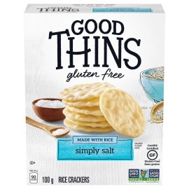 Christie Good Thins Rice Thins Simply Salt Saltines, 100g/3.5oz