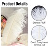 14 Pcs White Ostrich Feathers 9-10in(20-25cm) Natural Ostrich Feathers Feathers