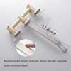 BEIYI Wall Mount Tub Filler, Brushed Nickel Wall Mounted Bathtub