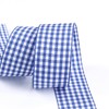 PQZKLDP Royal Blue and White Gingham Ribbon 1 inch Plaid