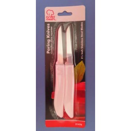 Chef Craft Pairing Knives 2.5" SS Blades  # 21476  Pack of 2  NEW