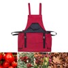 Gardening Apron - Cross Back Apron with Large Pocket for