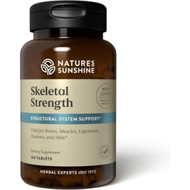 Nature's Sunshine Skeletal Strength, 150 Tablets | Bone Health Supplements for Women and Men with Calcium, Magnesium, Iron, Manganese, and Vitamin D, C, A, and B