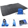 Hooded Stadium Blanket, FANCYWING Waterproof Windproof Outdoor Fleece Blanket -