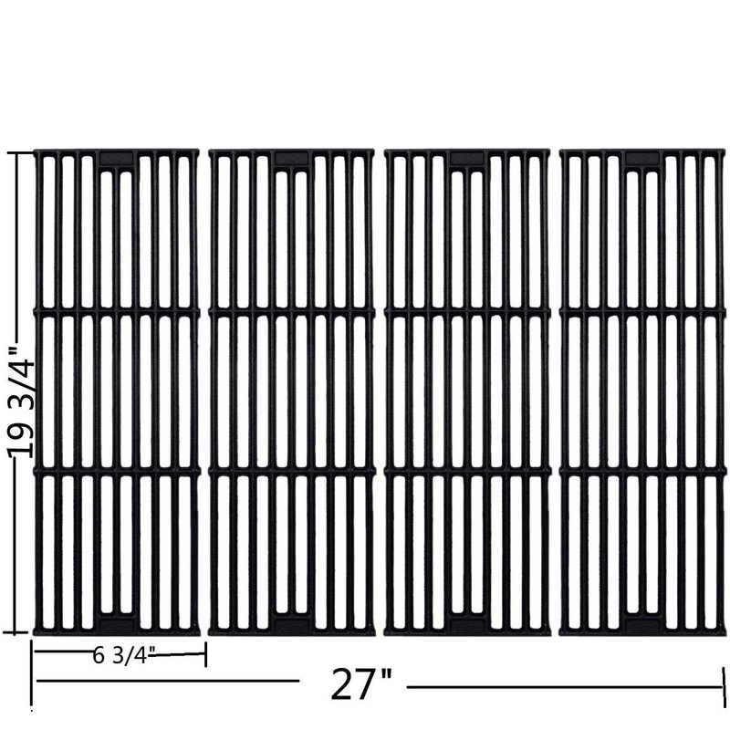 C6505A(4-Pack) 19 3/4" Cast Iron Cooking Grid Grates Replacement for