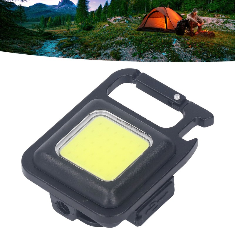 4 Set COB Keychain Work Light 1000lm 3 Modes Waterproof