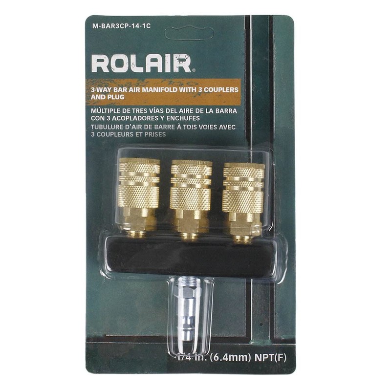Rolair 3-Way Bar Manifold