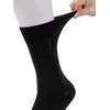 Forony Black Mens Dress Socks Size 10-13 Lightweight Breathable Anti