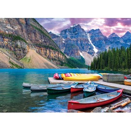 EuroGraphics Canoes on The Lake Jigsaw Puzzle (1000-Piece)