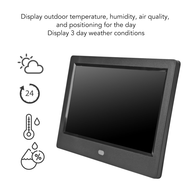 6.8 Inch Digital Wifi Clock Weather Forecast Dementia Clock with
