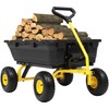 Ultym 800lbs Garden Dump Cart, Heavy Duty Yard Dump Wagon