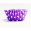 PME Lavender Polka Dots Paper Baking Cases for Cupcakes, Standard
