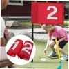 SUPVOX 2pcs Portable Golf Course Practice Flags Set High Accessories