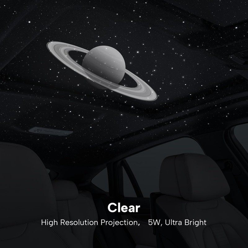 Car Star Projector with Air Freshener, Ceiling Ambient Light with