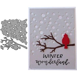 Silver Tree Magpie Frame Die Cutting Machine Cutting Dies Embossing Stencils for Scrapbooking, Card Making, Album Decoration, Picture Frame, Scrapbooking Cutting Dies
