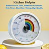 Keduzer Visual Timer, Kitchen Timer Rainbow Disk 60 Minute Countdown