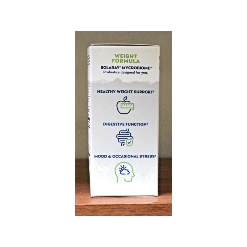 Solaray Mycrobiome Weight Formula 50 Billion 30 Capsules Microbiome 30