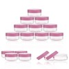 ZEJIA 10 Gram Cosmetic Containers 10pcs Sample Jars with Lids