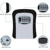 Metal Key Safe Wall Mounted, Key Lock Box Outdoor, Key