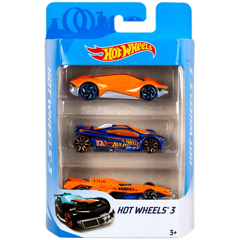 Hot Wheels 3 Car Pack, Multipack of 3 Hot Wheels